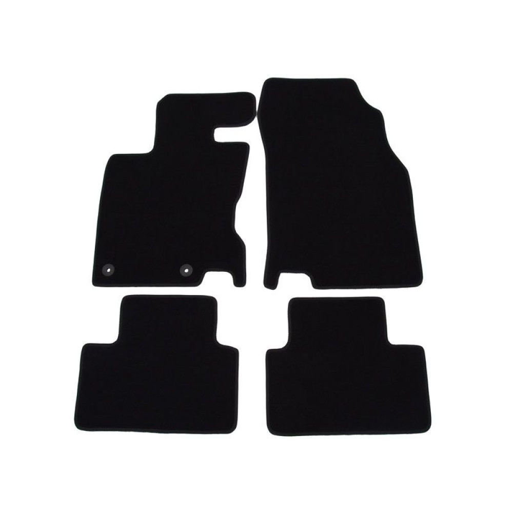Car textile mats black RENAULT KADJAR (2015-...) LUXUS