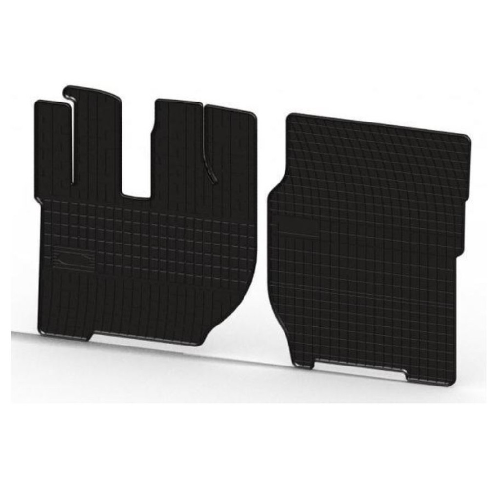 Car rubber floor mats black VOLVO FH12 (1993-2002) NEGRO