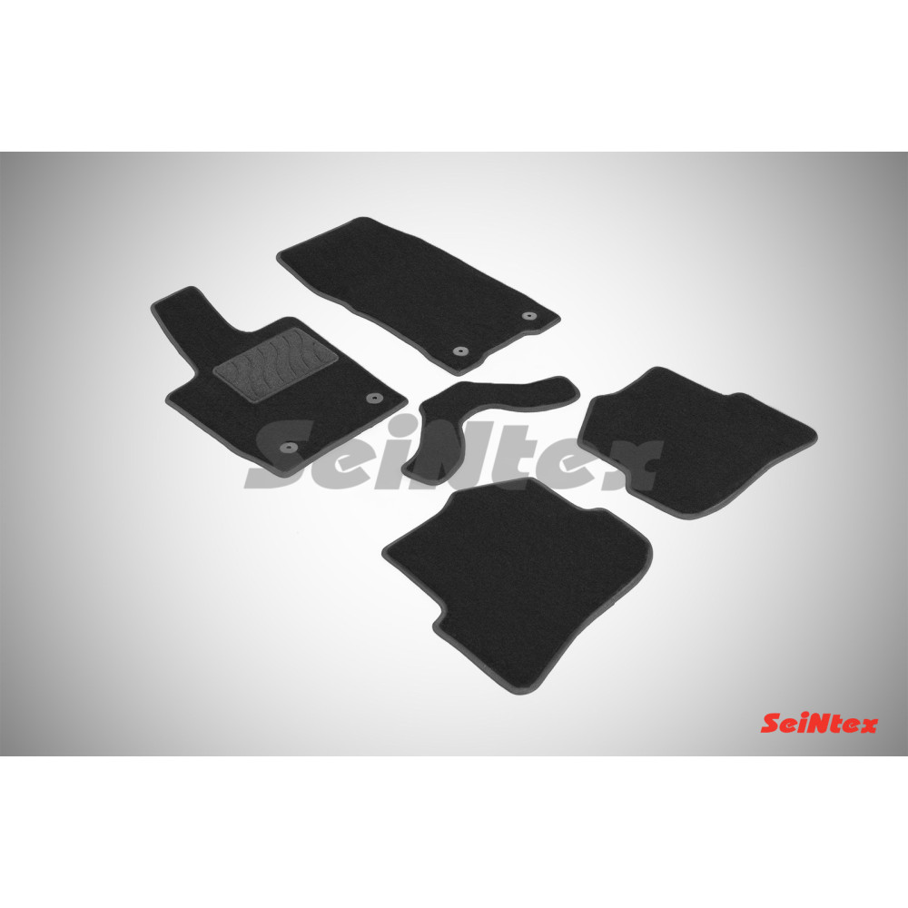 Car textile mats black SEINTEX *TFT* AUDI A1 (2010-...)