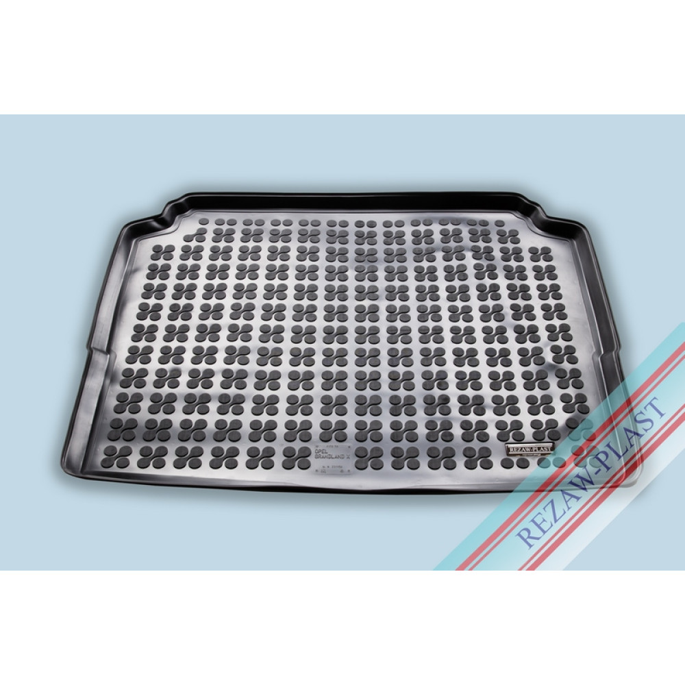 Car rubber trunk mat OPEL GRANDLAND X lower floor (2017-...) 231158