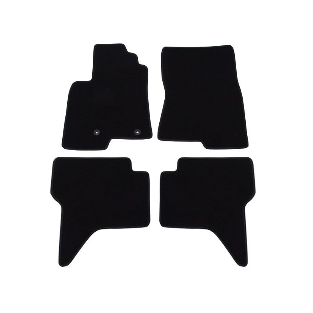 Car textile mats black MITSUBISHI PAJERO IV (2006-...) LUXUS