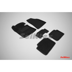 Alfombrillas textiles para coche negras 3D SEINTEX HYUNDAI i30 II (2012-2017)