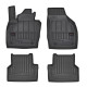 Car rubber floor mats black AUDI Q3 (2011-2018) 3D FROGUM