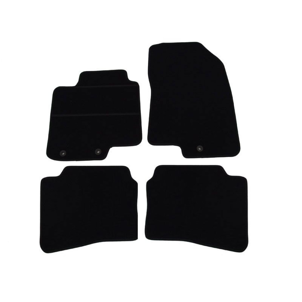 Car textile mats black HYUNDAI i20 II (2014-...) ELEGANT