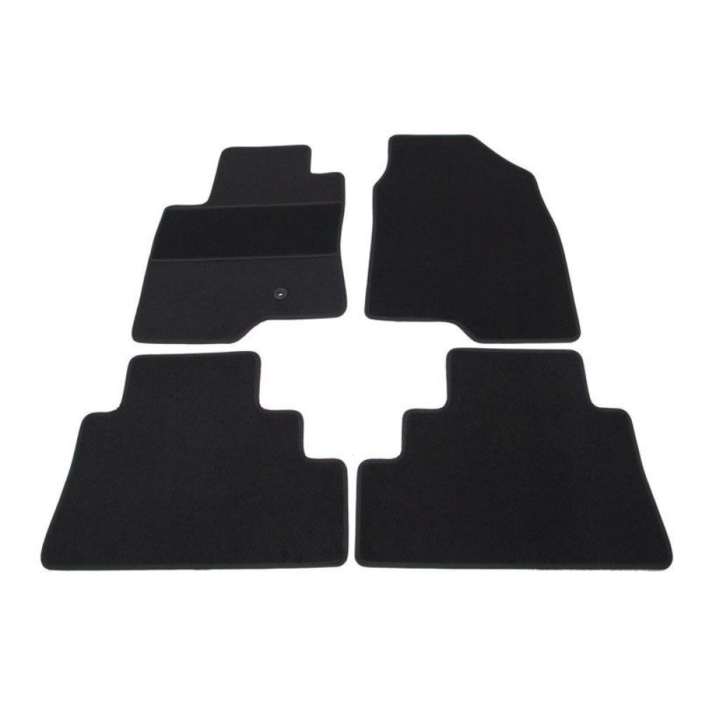 Car textile mats black CHEVROLET CAPTIVA (2006-2011) ECONOMIC (CR)
