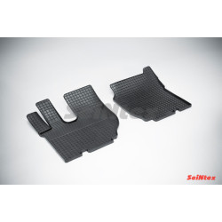 Car rubber floor mats black SEINTEX *STK* VOLVO FH12 (2002-2012)