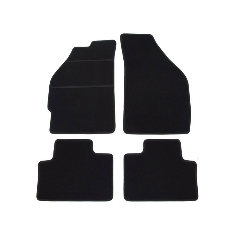 Car textile mats black FIAT PUNTO II (1999-2007) ECONOMIC