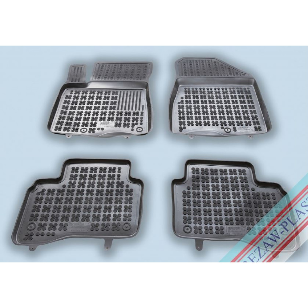 Car rubber floor mats black KIA NIRO Hybrid (2016-...) 201021