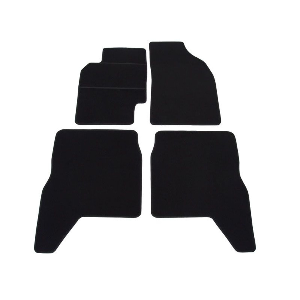 Car textile mats black MITSUBISHI PAJERO SPORT (1998-2008) ELEGANT