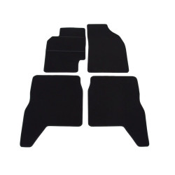 Alfombrillas textiles negras para coche MITSUBISHI PAJERO SPORT (1998-2008) ELEGANT