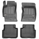 Car rubber floor mats black SUBARU FORESTER (2008-2013) 3D FROGUM