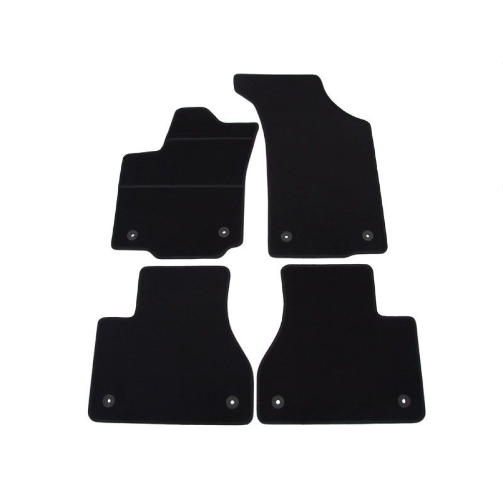 Car textile mats black VW PHAETON (2002-...) ELEGANT
