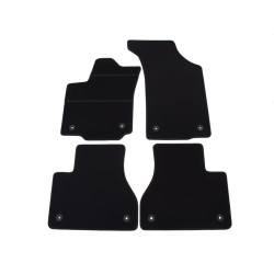 Alfombrillas textiles negras para coche VW PHAETON (2002-...) ELEGANT