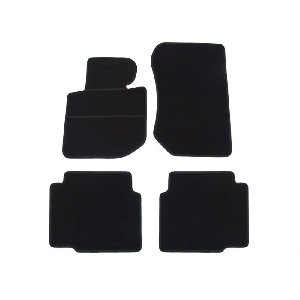 Car textile mats black BMW 3 E36 (1991-1998) ELEGANT