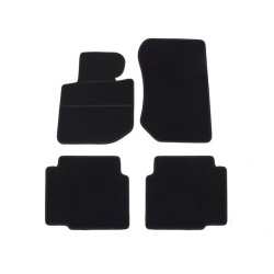 Car textile mats black BMW 3 E36 (1991-1998) ELEGANT