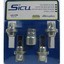 Locking wheel nuts 12x1.5 TOYOTA (SICU) LM SYRS