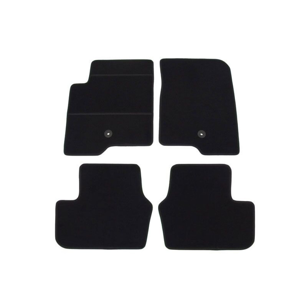 Car textile mats black JEEP PATRIOT (2007-...) ELEGANT