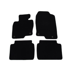 Alfombrillas textiles negras para coche MAZDA CX-5 II (2017-...) LUXUS