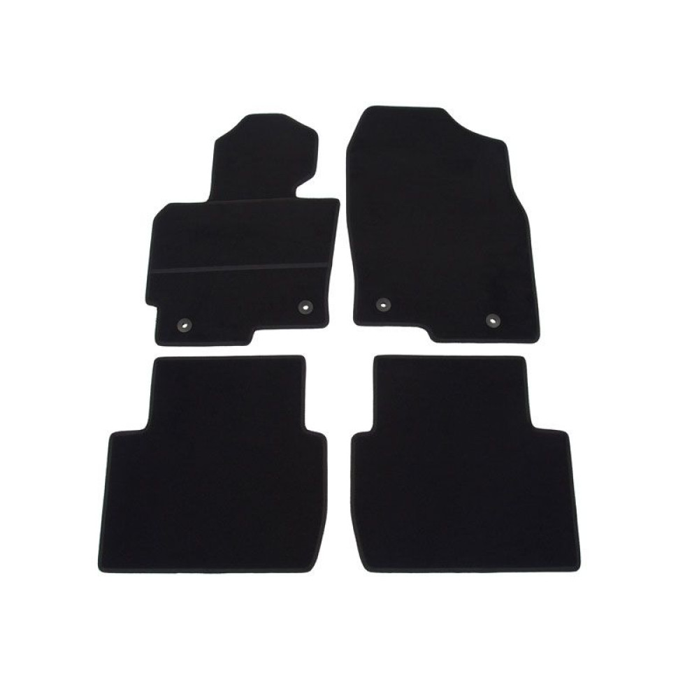 Car textile mats black MAZDA CX-5 (2012-2017) ELEGANT