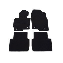 Alfombrillas textiles negras para coche MAZDA CX-5 (2012-2017) ELEGANT