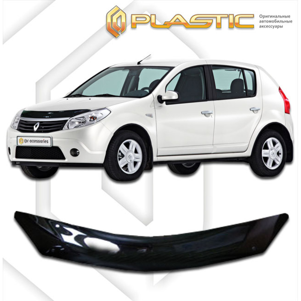 Hood deflector DACIA SANDERO (2008-2012) CA-PLASTIC