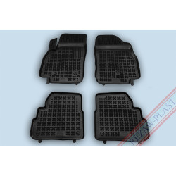 Car rubber floor mats black OPEL KARL (2015-...) 200521