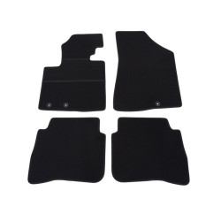 Alfombrillas textiles negras para coche HYUNDAI SANTA FE Facelift (2010-2012) ECONOMIC (CR)