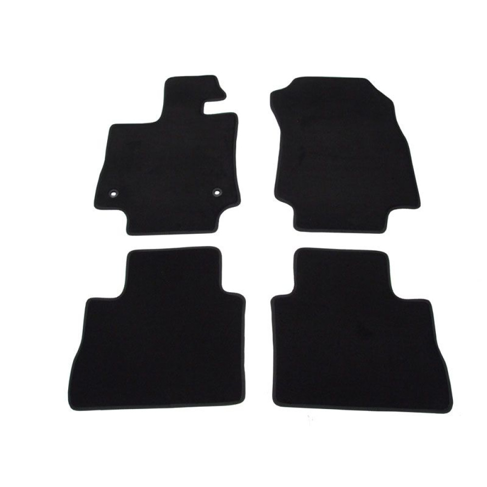 Car textile mats black TOYOTA RAV4 (2019-...) LUXUS