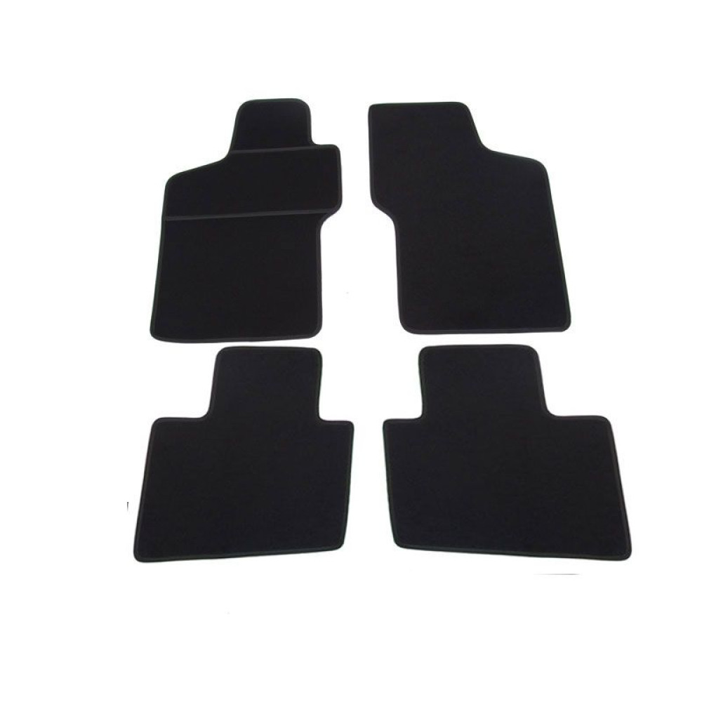 Car textile mats black FIAT BRAVO/BRAVA (1995-2001) ECONOMIC