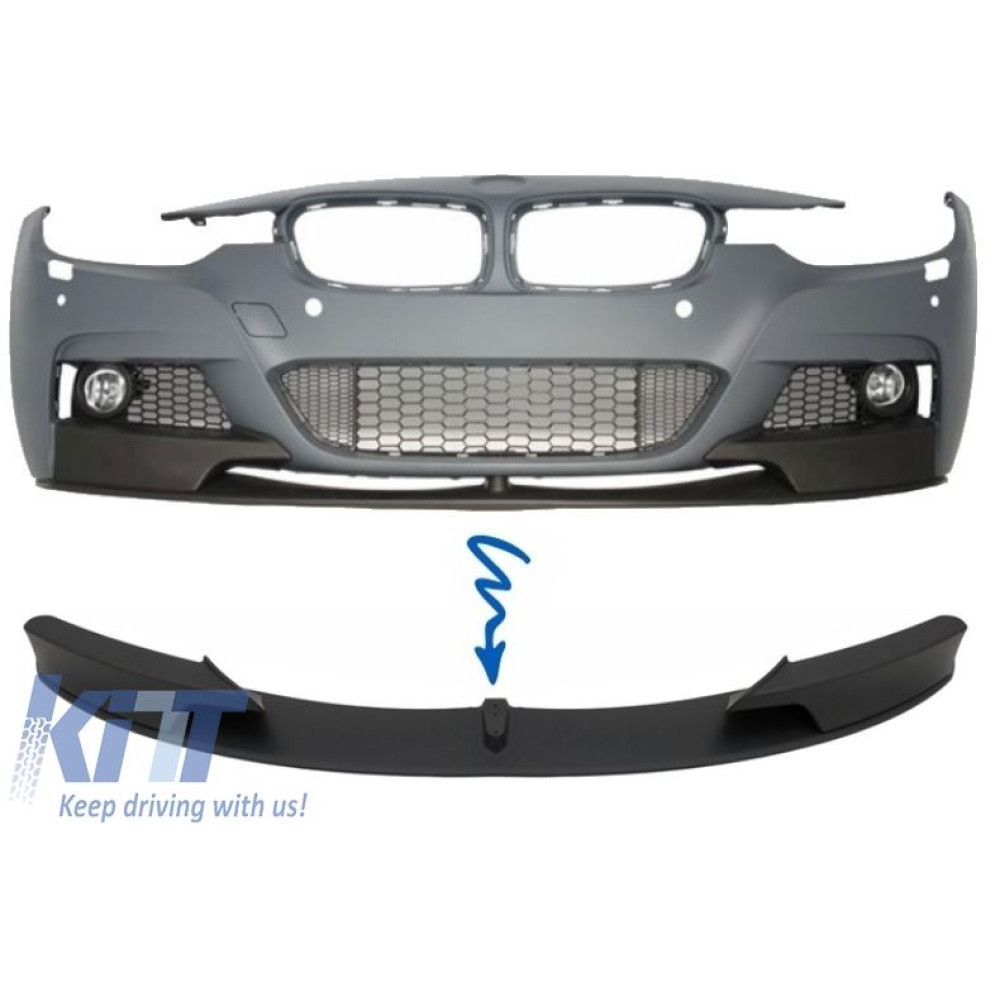 Front bumper spoiler BMW 3 F30/F31 M-style (2012-2018)