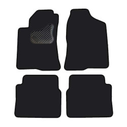 Car textile mats black TOYOTA AVENSIS (2003-2009) LUXE