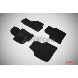 Car textile mats black SEINTEX *TFT* SKODA SUPERB II (2008-2015)