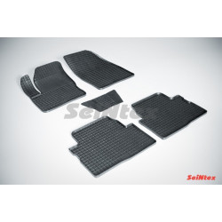 Car rubber floor mats black SEINTEX *STK* FORD KUGA (2008-2012)