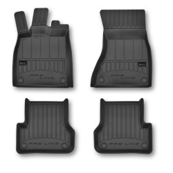 Alfombrillas de goma negras para coche AUDI A6 (2011-2018) 3D FROGUM