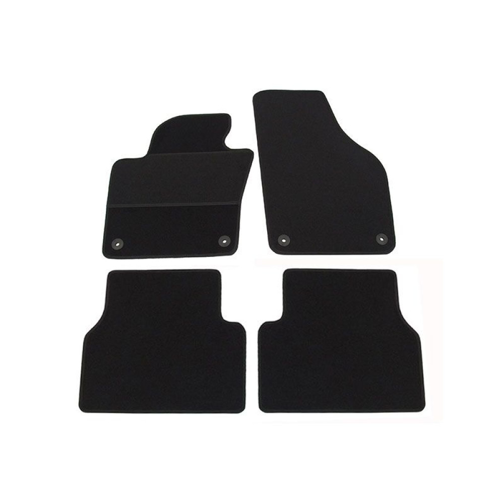 Car textile mats black VW TIGUAN (2007-2016) ELEGANT