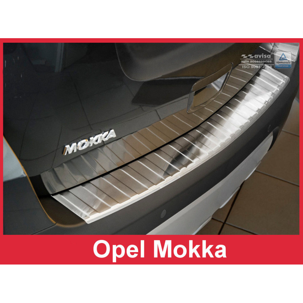 Chrome rear bumper pad OPEL MOKKA (2012-...) 2/35319