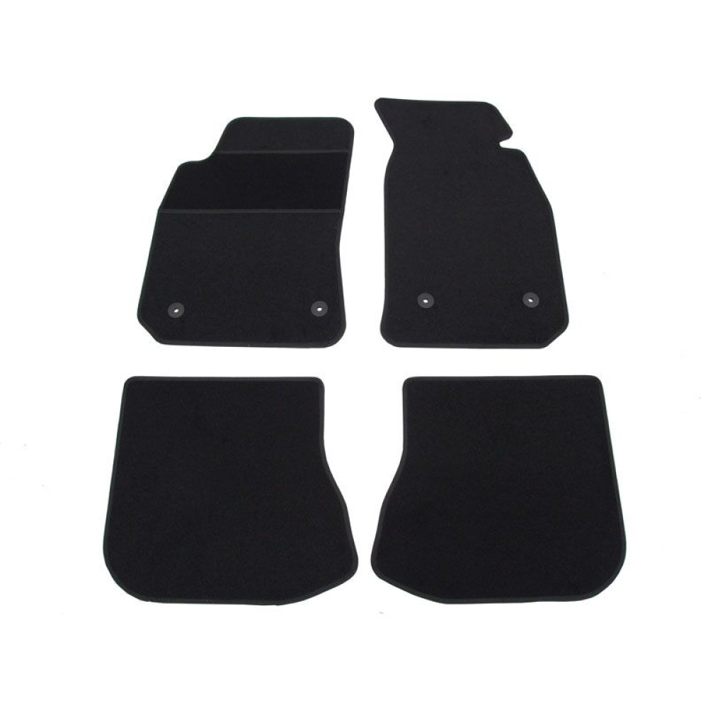 Car textile mats black AUDI A4 (1995-2000) ELEGANT