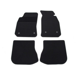 Alfombrillas textiles negras para coche AUDI A4 (1995-2000) ELEGANT