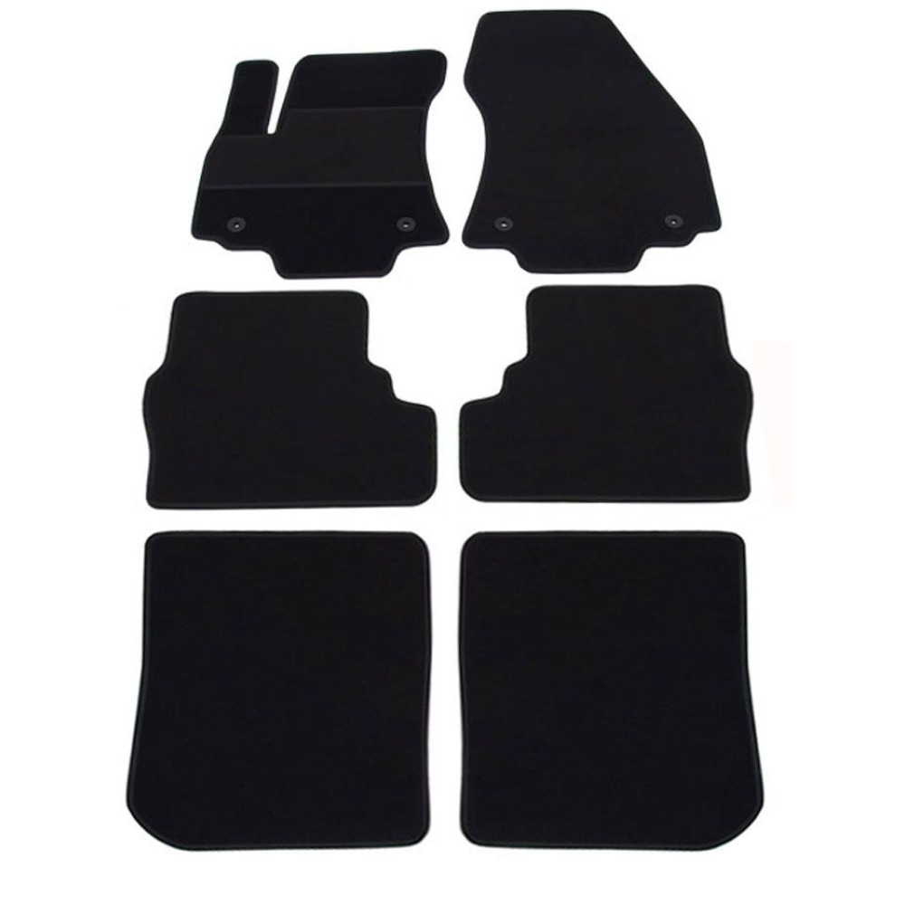 Car textile mats black OPEL ZAFIRA A (7s) (1999-2005) ELEGANT