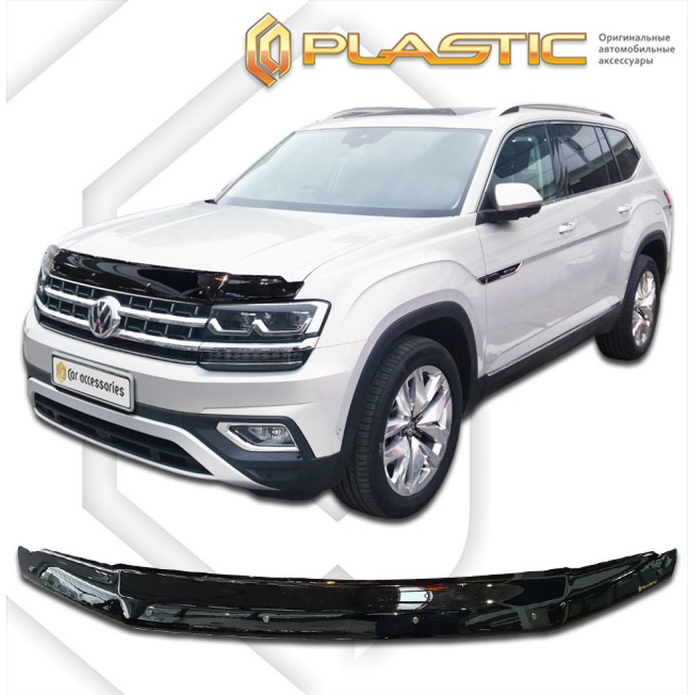 Hood guard black VOLKSWAGEN TERAMONT (2018-....) CA-PLASTIC