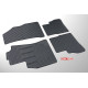 Car rubber floor mats black FIAT DOBLO (2010-...) C-CAR