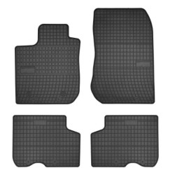 Car rubber floor mats black DACIA LOGAN II (2013-...) NEGRO