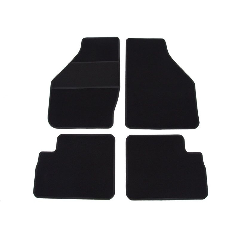 Car textile mats black OPEL AGILA A (2000-2008) ECONOMIC