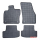 Car rubber floor mats black AUDI Q2 (2016-...) C-CAR
