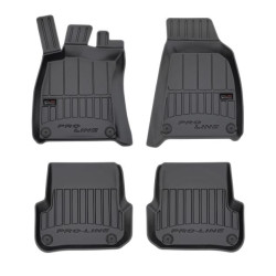 Car rubber floor mats black AUDI A6 (2006-2011) 3D FROGUM