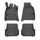 Car rubber floor mats black AUDI A6 (2006-2011) 3D FROGUM