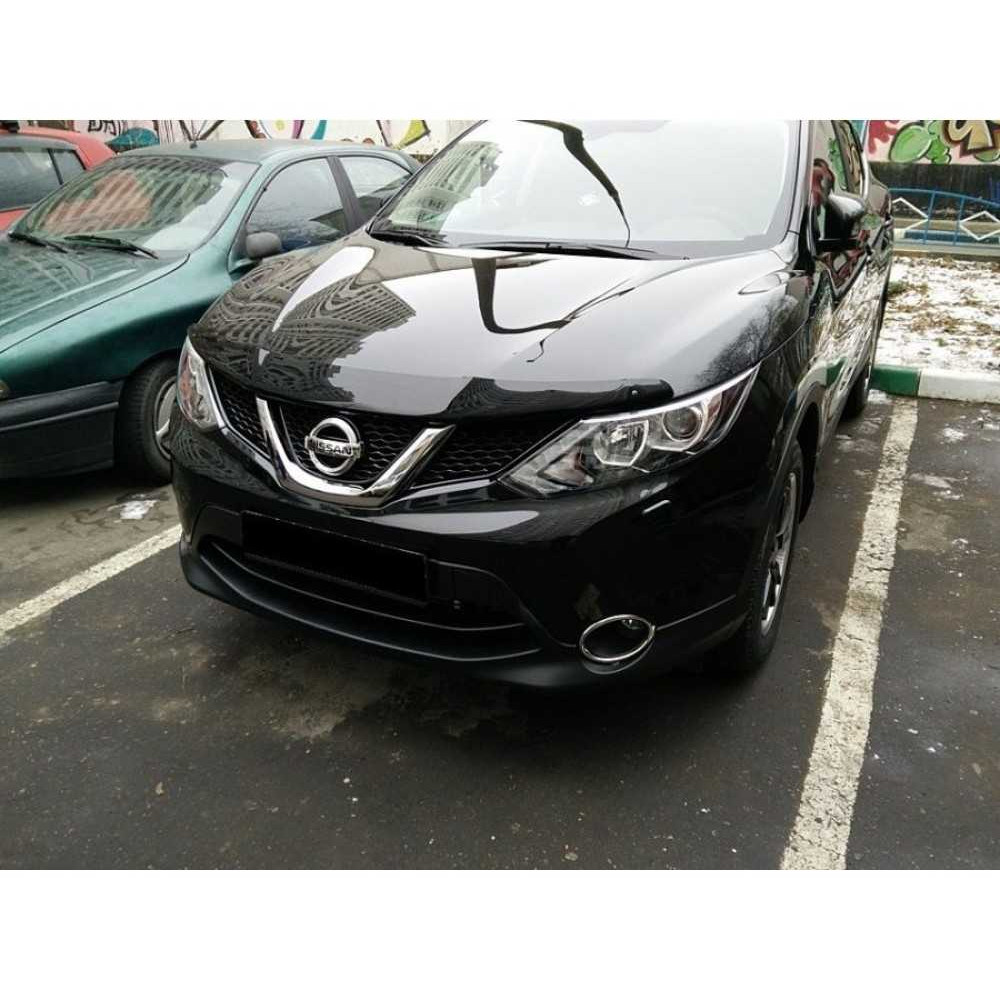 Hood guard black NISSAN QASHQAI II (2014-...) SIM