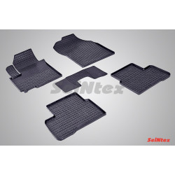 Alfombrillas de goma para coche negras SEINTEX *STK* SUZUKI SWIFT (2010-...)