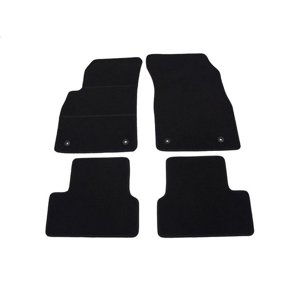 Car textile mats black CHEVROLET CRUZE (2009-... )ELEGANT