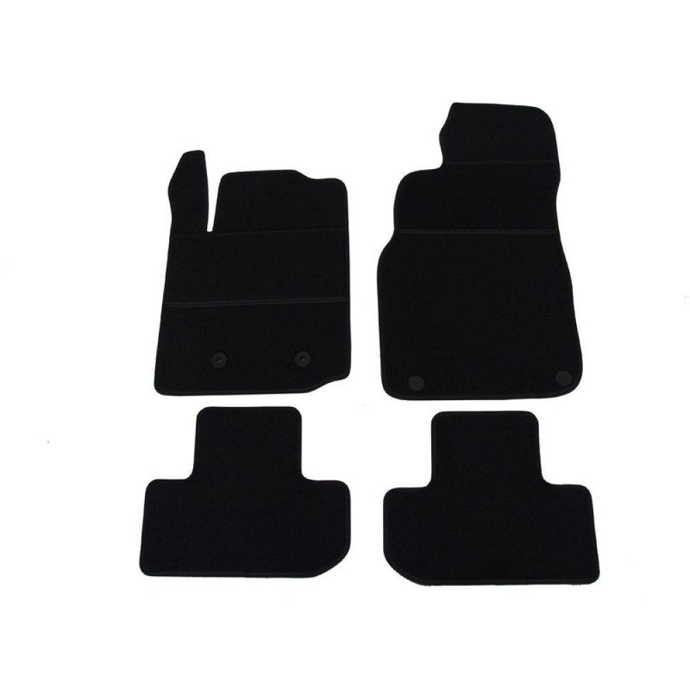 Alfombrillas textiles negras para coche ALFA ROMEO SPIDER (1995-2006) ELEGANT